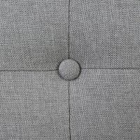 12121 Contemporary Gray Queen Upholstered Platform Bed - Fusion-7