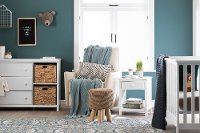 12140 Classic White 3 Drawer Dresser with Baskets - Cotton Candy-6