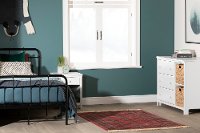 12140 Classic White 3 Drawer Dresser with Baskets - Cotton Candy-7