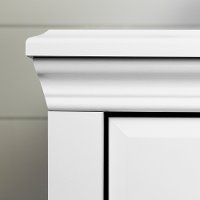 12141 Classic Contemporary White Nightstand - Cotton Candy-6