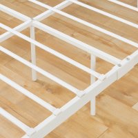 12153 Traditional White Twin Metal Bed - Summer Breeze-5
