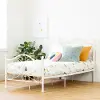 12154 Country Poetry Traditional White Twin Metal Bed - South Shore