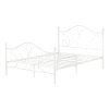 12156 Traditional White Full Metal Bed - Country Poetry-2
