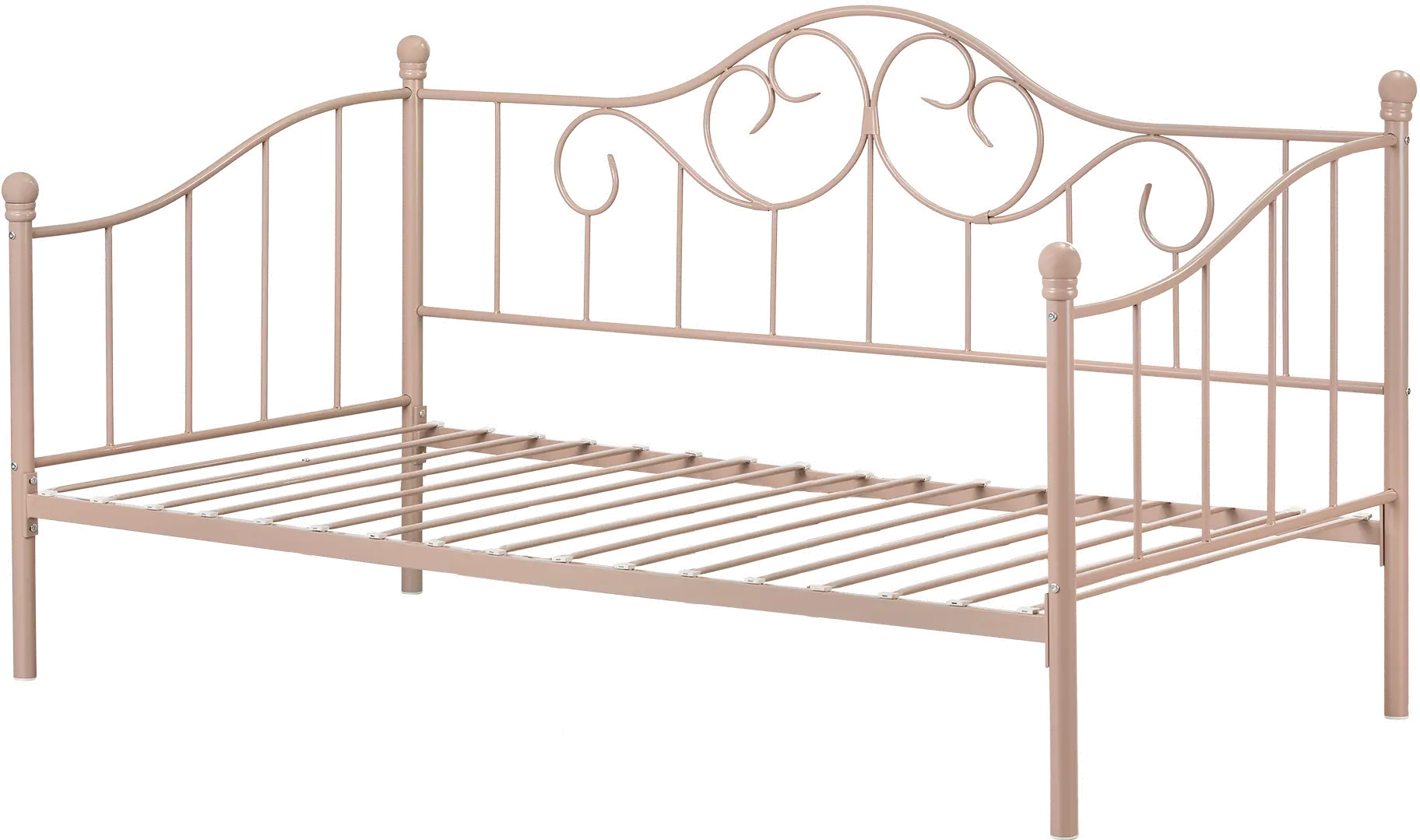 12165 Classic Pink Metal Daybed - Lily Rose-5