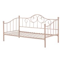 12166 Traditional Pink Twin Metal Daybed - Savannah-2