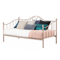 12166 Traditional Pink Twin Metal Daybed - Savannah-6