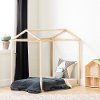 12225 Modern Natural Toddler Bed Frame - Sweedi