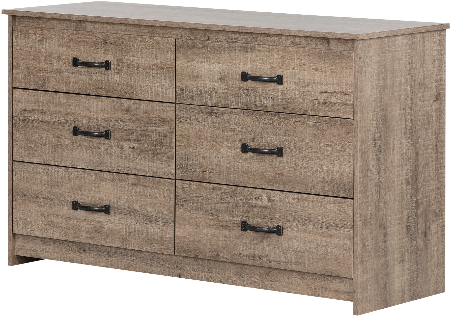 12231 Farmhouse Weathered Oak Dresser - Tassio-6