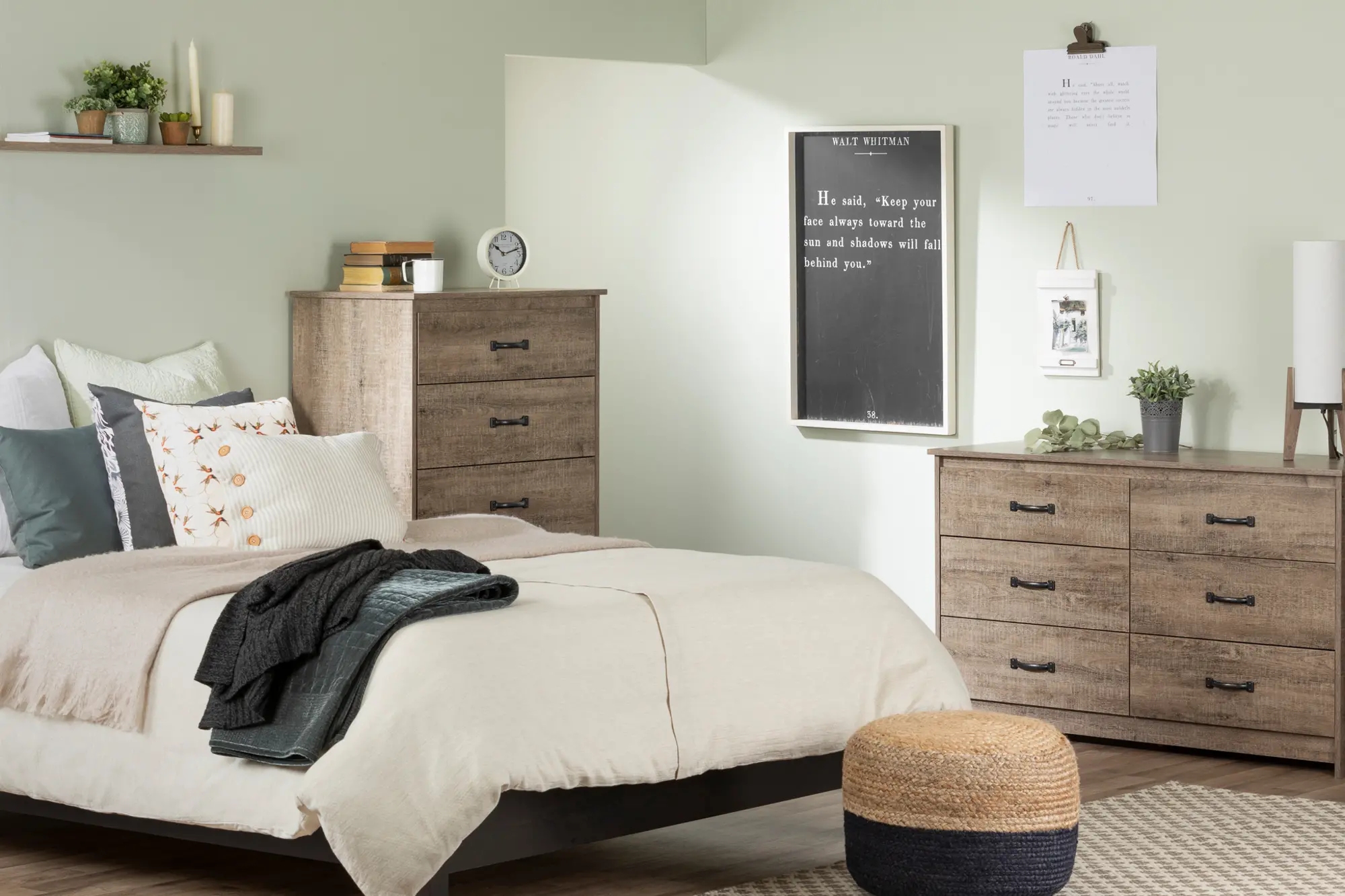 12231 Tassio Farmhouse Weathered Oak Dresser-5