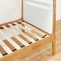 12244 Modern White Twin over Twin Bunk Bed - Bebble-5