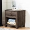 12265 Fall Oak Brown Football Nightstand - Vinbardi