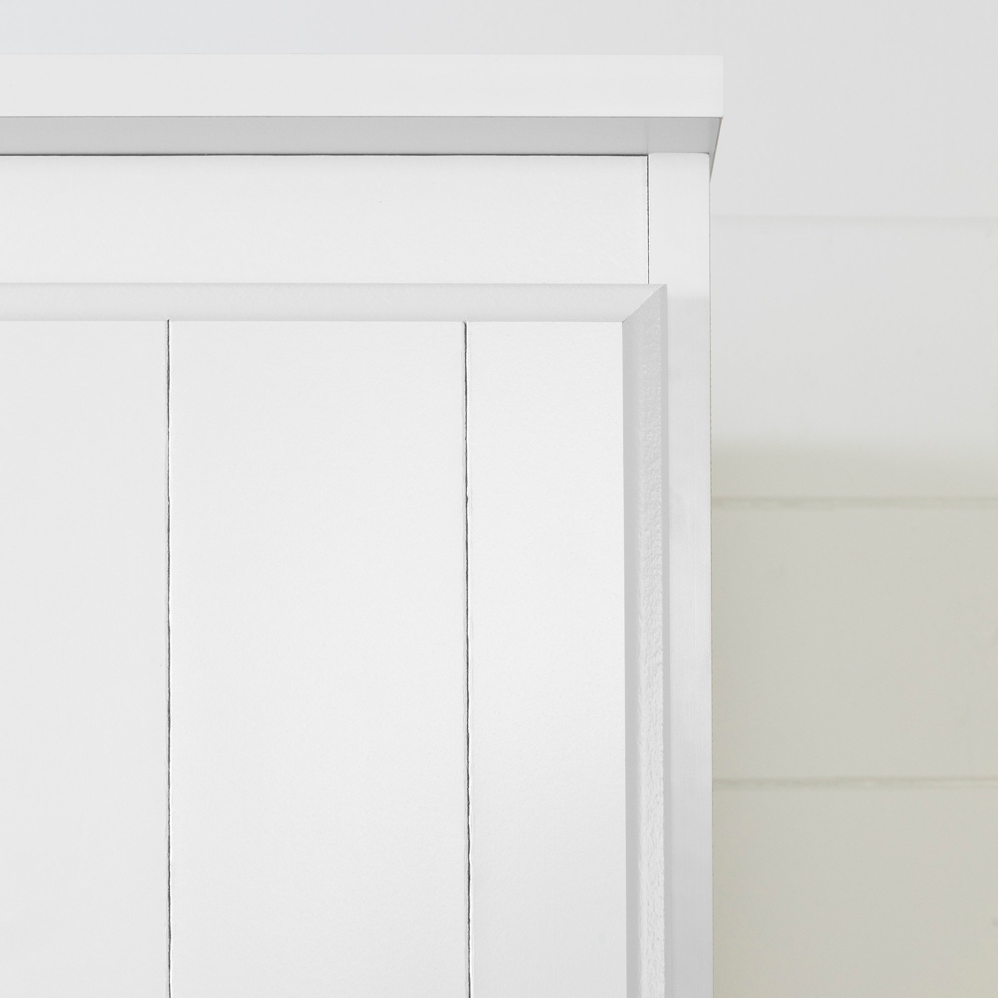 12275 Cottage White Wardrobe Armoire - Farnel-4
