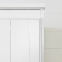 12275 Cottage White Wardrobe Armoire - Farnel-4