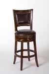 5221-827 Brown Cherry 26 Inch Swivel Counter Height Stool - Lockefield