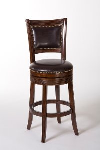 5221-827 Brown Cherry 26 Inch Swivel Counter Height Stool - Lockefield