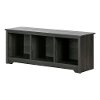12316 Gray Oak Cubby Storage Bench - Vito-2