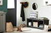 12316 Gray Oak Cubby Storage Bench - Vito-3