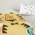 100349 Black and White 4 Piece Crib Bedding Set - DreamIt