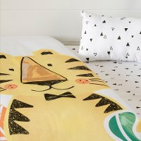 100349 Black and White 4 Piece Crib Bedding Set - DreamIt
