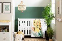 100349 Black and White 4 Piece Crib Bedding Set - DreamIt-2