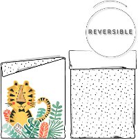 100349 Black and White 4 Piece Crib Bedding Set - DreamIt-4