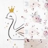 100354 Floral Watercolor 6 Piece Crib Bedding Set - DreamIt-6