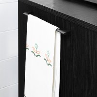 12292 Contemporary Black Oak Microwave Cart - Vietti-6