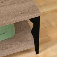 11843 Antique Oak Coffee Table - Baleti-6