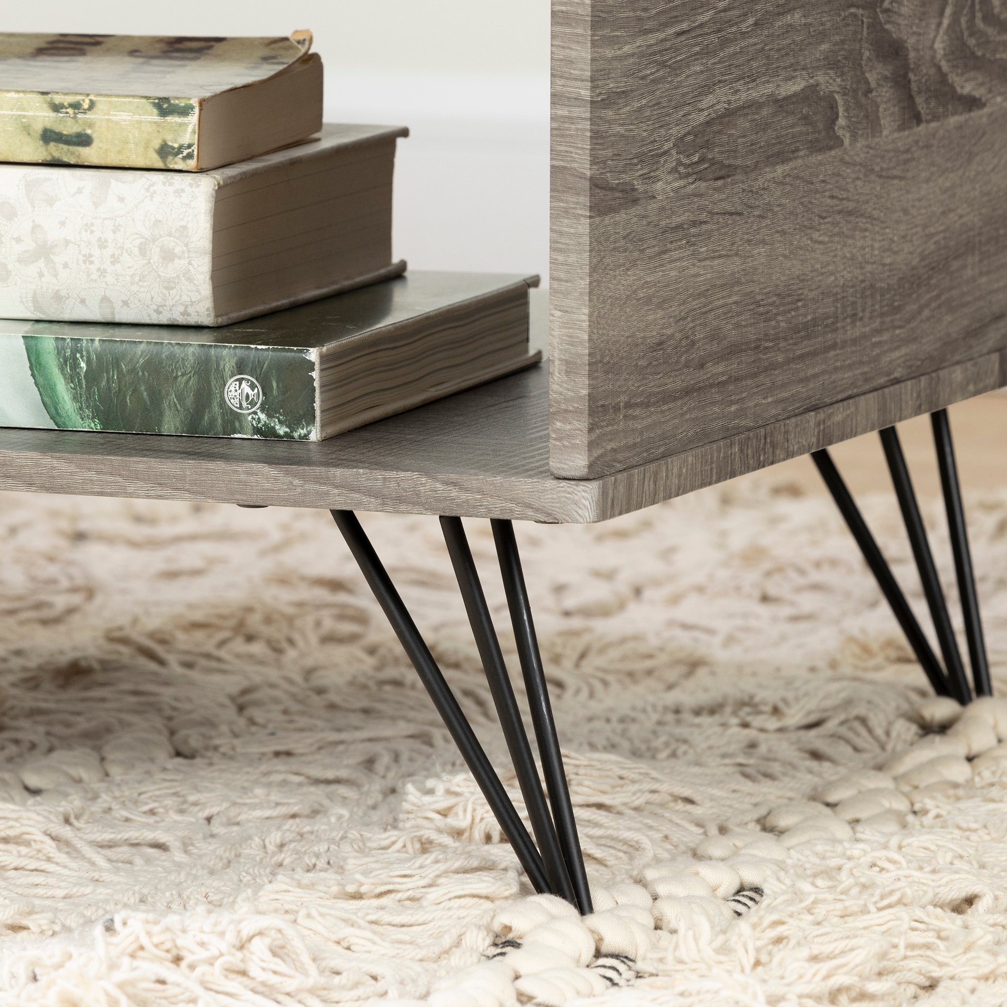 12117 Evane Oak Caramel Coffee Table with Storage-2