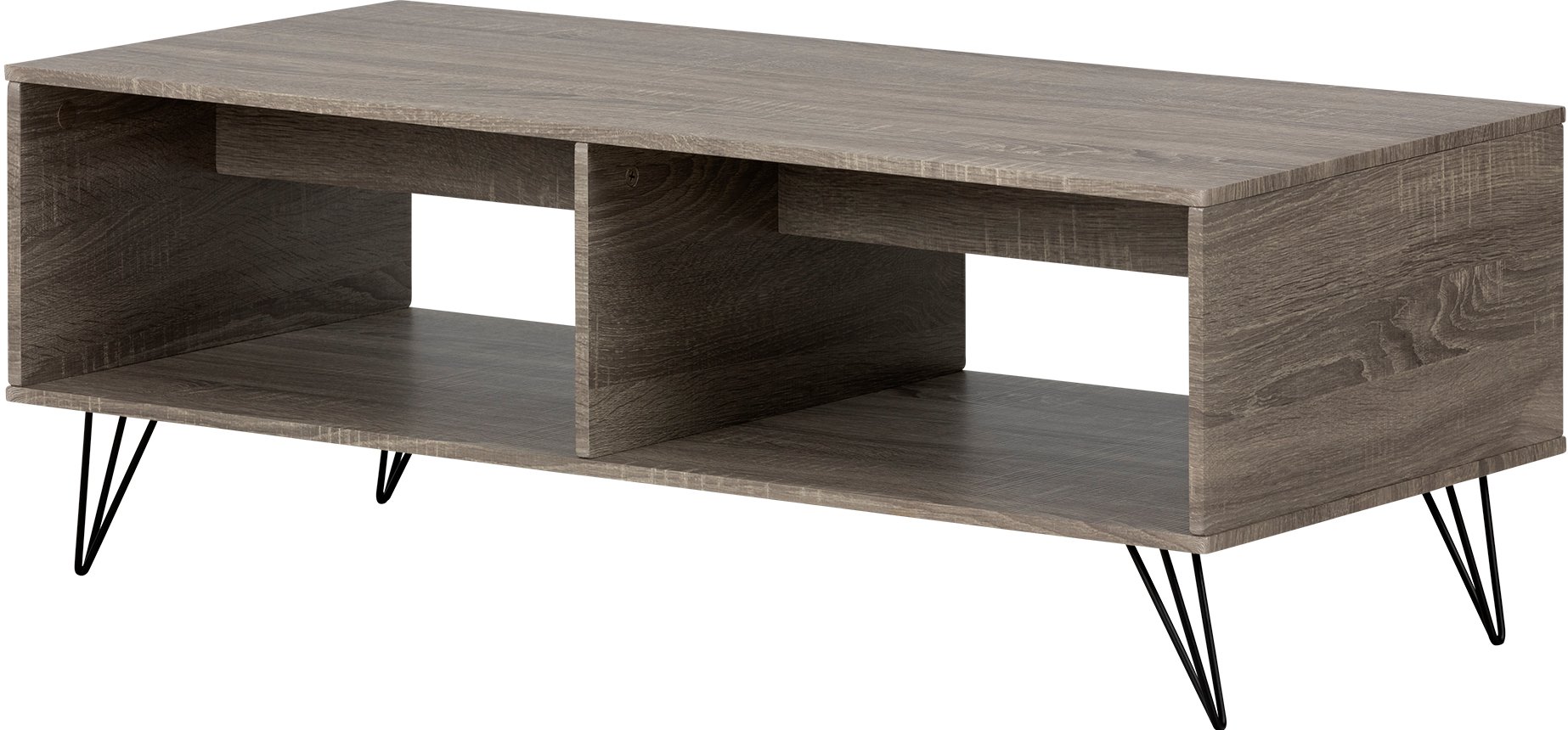 12117 Evane Oak Caramel Coffee Table with Storage-4