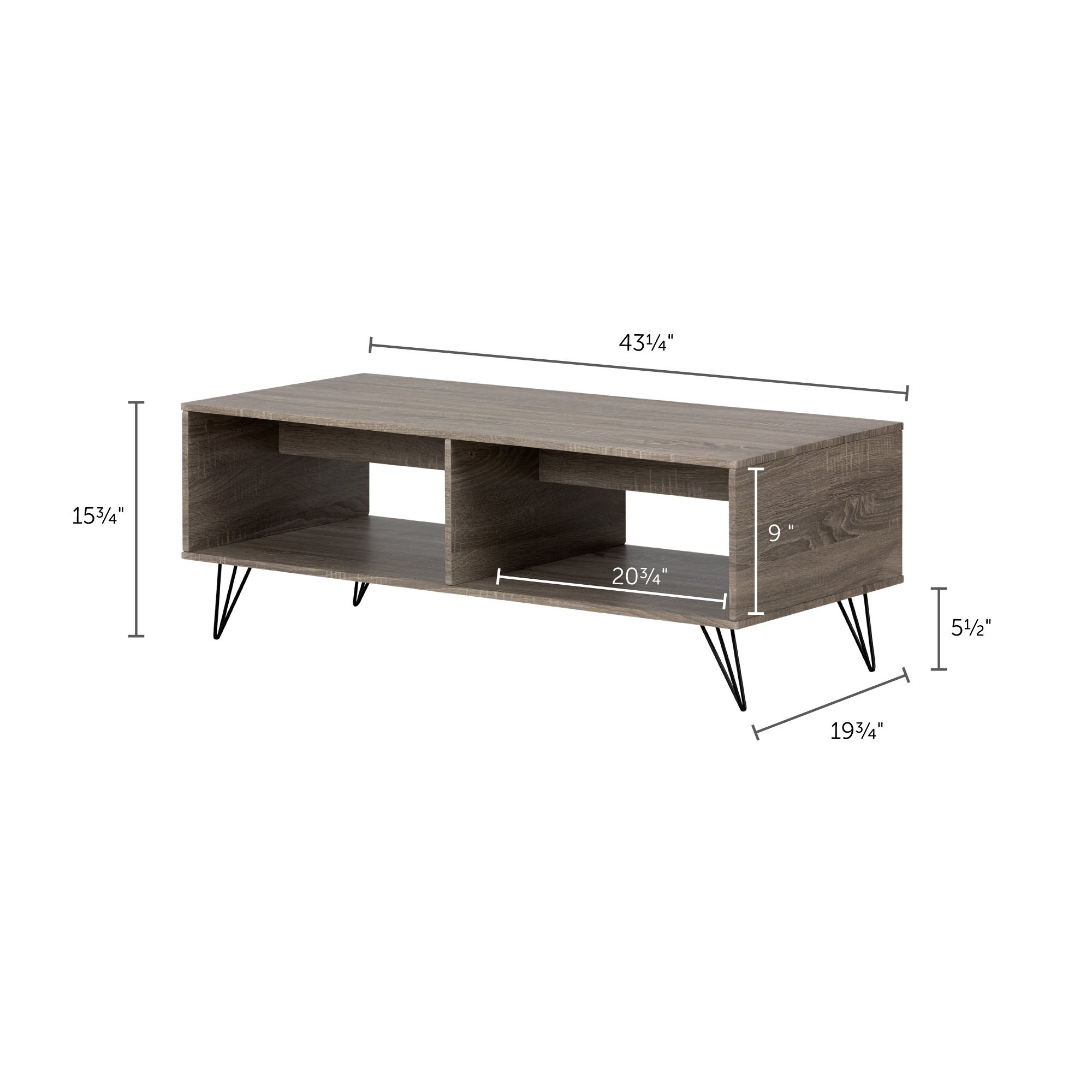 12117 Evane Oak Caramel Coffee Table with Storage-6