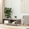 12117 Oak Caramel Coffee Table with Storage - Evane