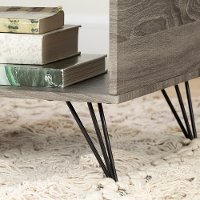 12117 Oak Caramel Coffee Table with Storage - Evane-2