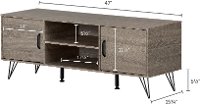 12118 Oak Caramel 47 inch TV Stand with Doors - Evane-8