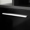 12210 Gray Oak and Black Corner TV Stand - Reflekt-3