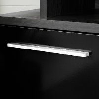 12210 Gray Oak and Black Corner TV Stand - Reflekt-3