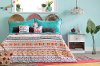 100352 Llama Turquoise Full Comforter and Pillowcases - DreamIt-5