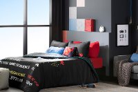 100359 Video Game Black Full Comforter and Pillowcases - DreamIt-2