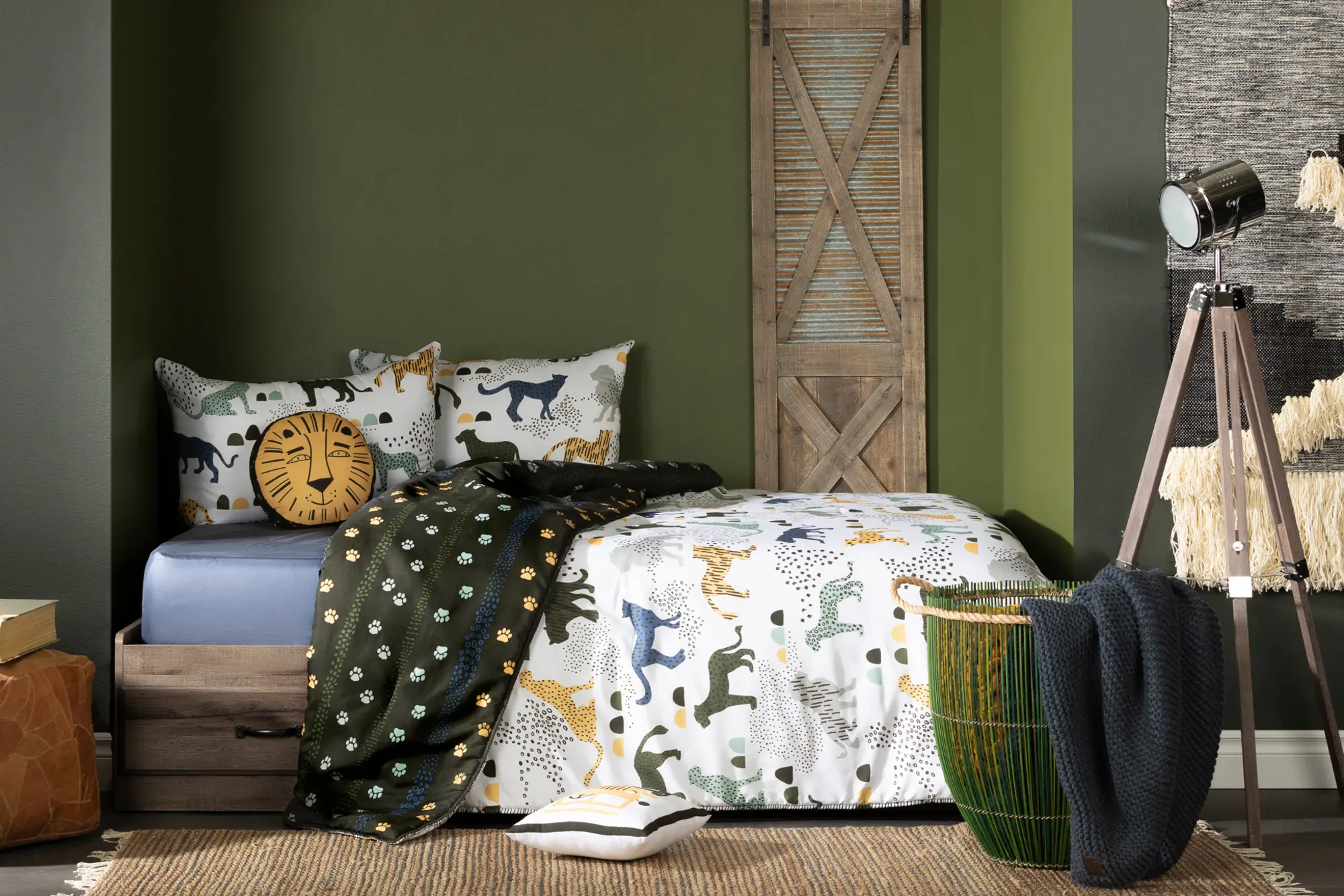 100362 Safari Full Comforter and Pillowcases - DreamIt-2