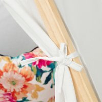 100369 Organic Cotton White and Pine Play Tent - Sweedi-6