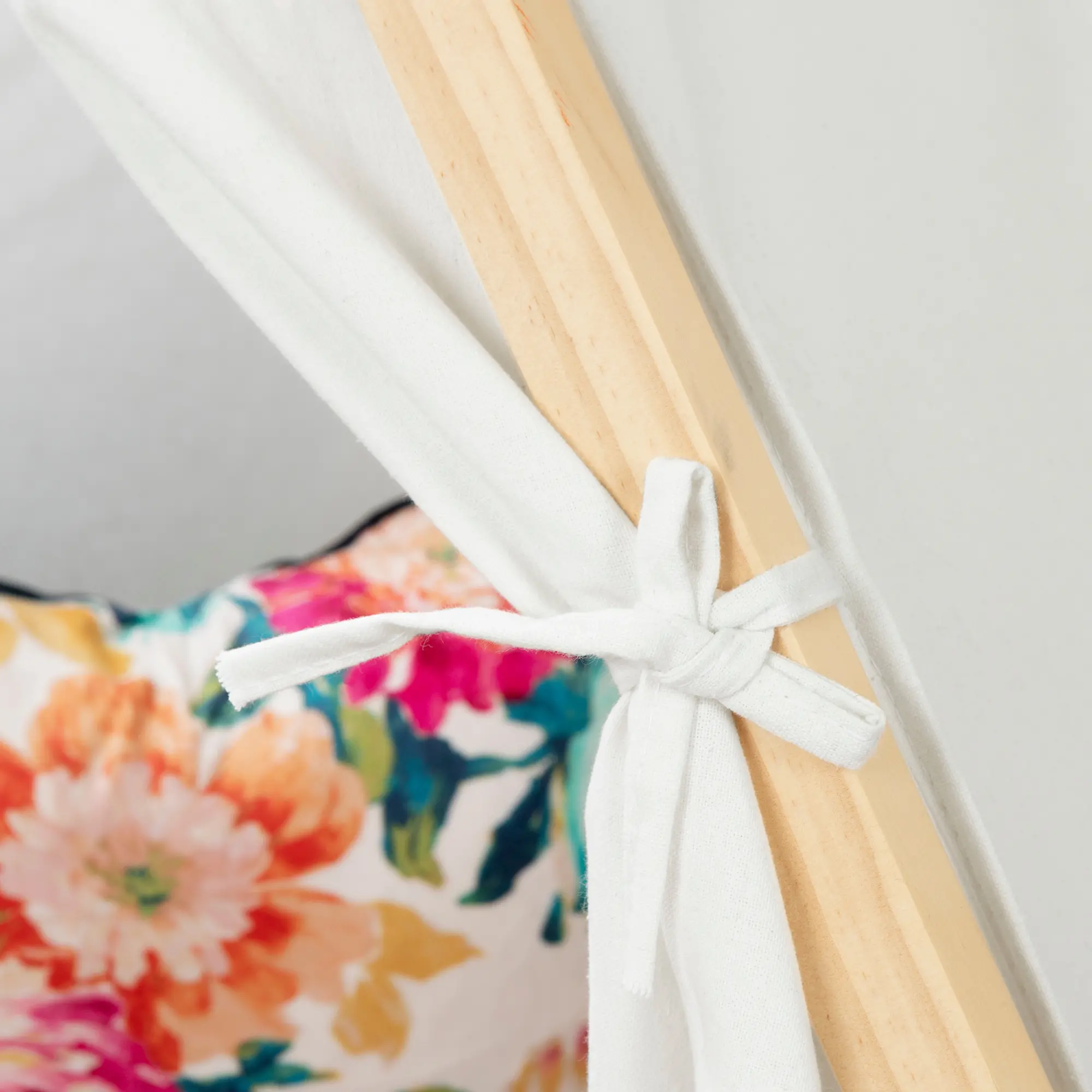 100369 Sweedi Organic Cotton White and Pine Play Tent-6
