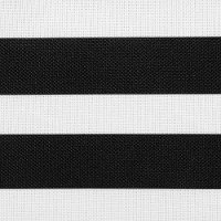 100380 Black and White Striped Canvas Baskets, 2 Pack - Storit-4