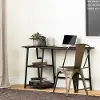12112 Evane Cracked Fall Oak Industrial Desk - South Shore