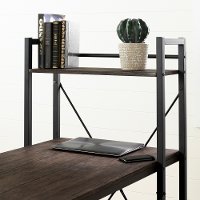 12114 Cracked Fall Oak Industrial Desk with Storage - Evane-3