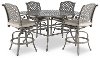 5 Piece Square Pub Style Table - Macan
