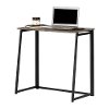 12116 Natural White Oak Industrial Folding Desk - Evane-3