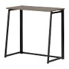 12116 Natural White Oak Industrial Folding Desk - Evane-4