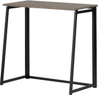 12116 Natural White Oak Industrial Folding Desk - Evane-4