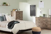 12230 Farmhouse Weathered Oak Chest of Drawers - Tassio-6