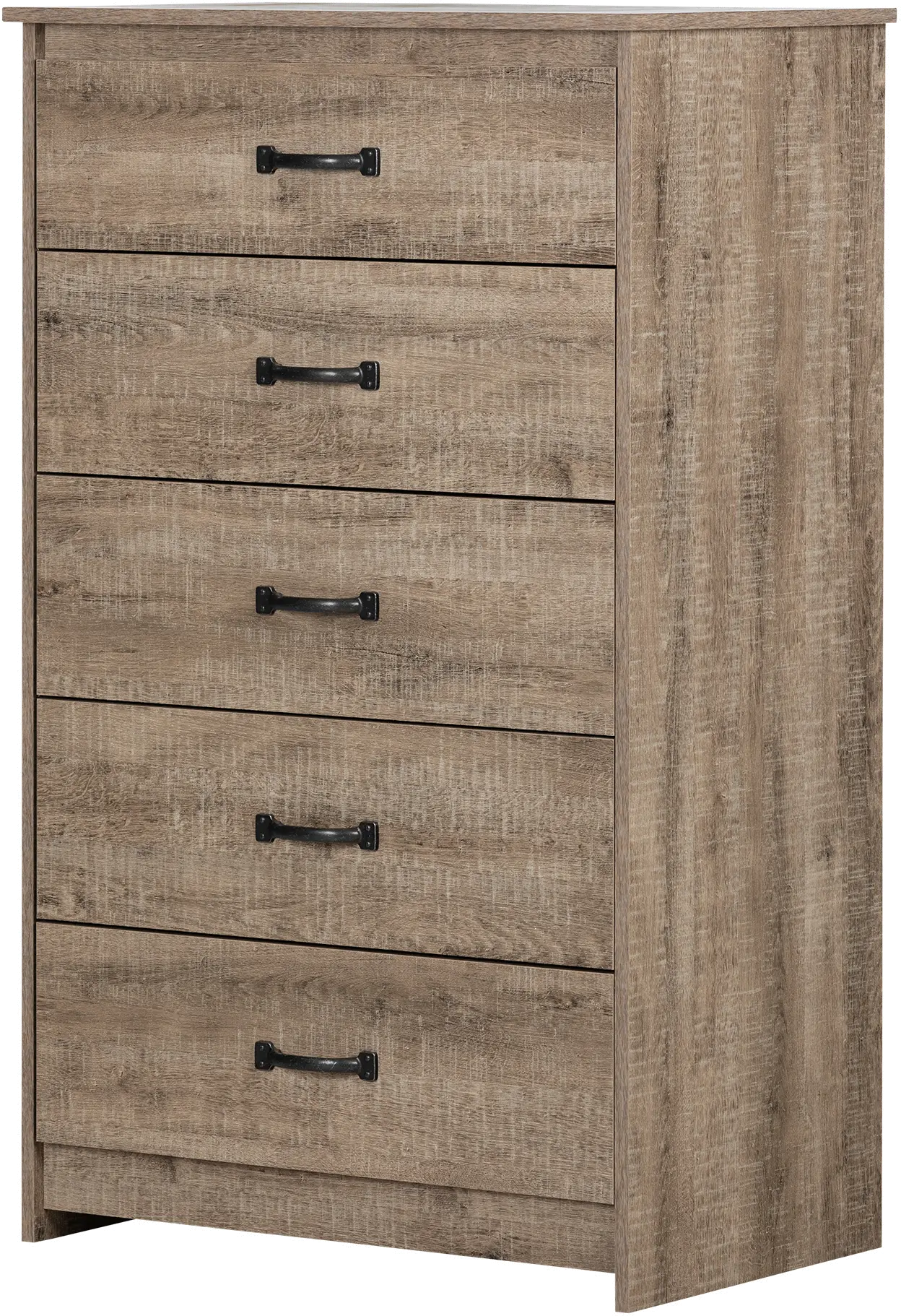 12230 Tassio Farmhouse Weathered Oak Chest of Drawers-5